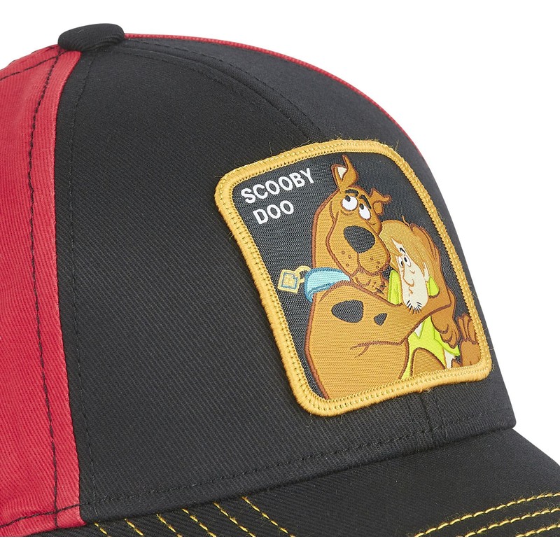casquette-courbee-noire-et-rouge-snapback-scooby-doo-et-shaggy-rogers-sd10-scooby-doo-capslab