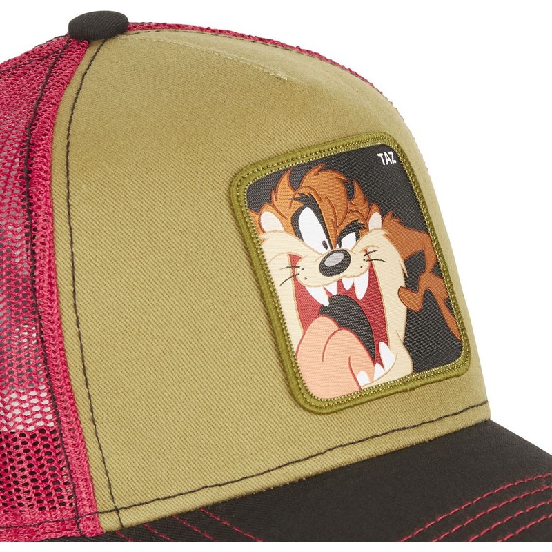 casquette-trucker-marron-rouge-et-noire-diable-tasmanie-ta2-looney-tunes-capslab
