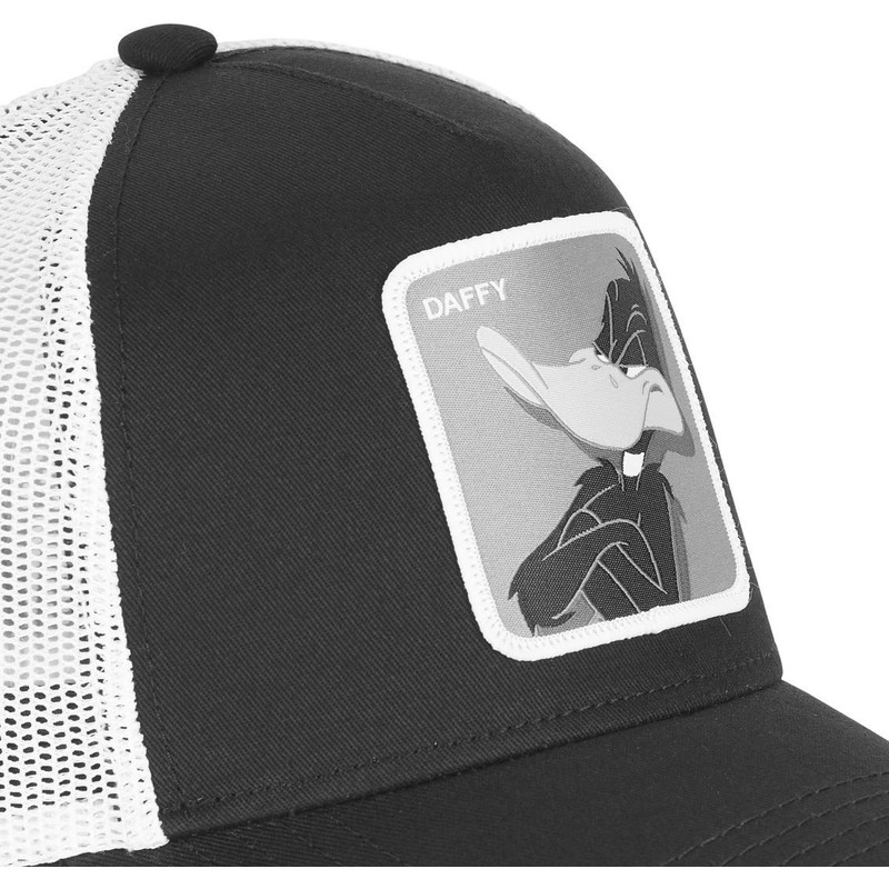 casquette-trucker-noire-et-blanche-daffy-duck-da2-looney-tunes-capslab