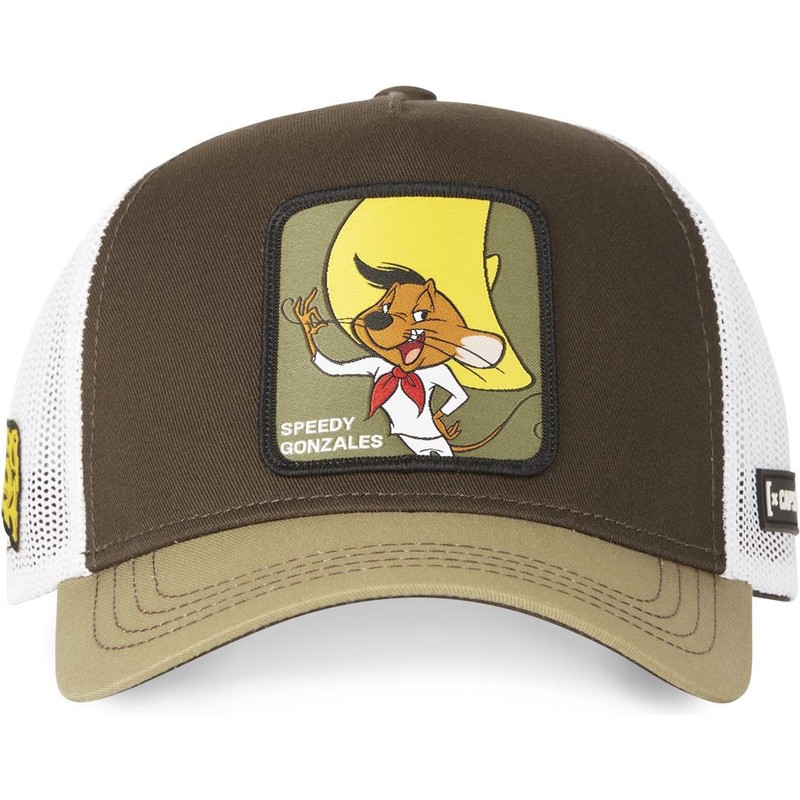 casquette-trucker-marron-et-blanche-speedy-gonzales-cas-spe2-looney-tunes-capslab