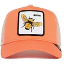 casquette-trucker-rose-abeille-the-queen-bee-the-farm-goorin-bros