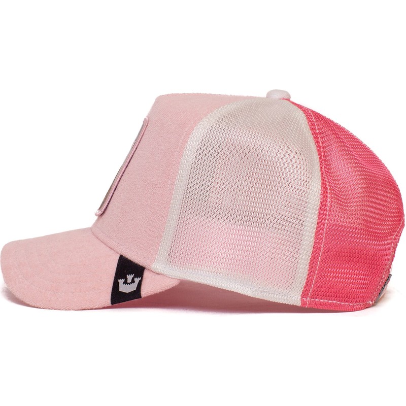 casquette-trucker-rose-quokka-cutie-smile-more-the-farm-goorin-bros