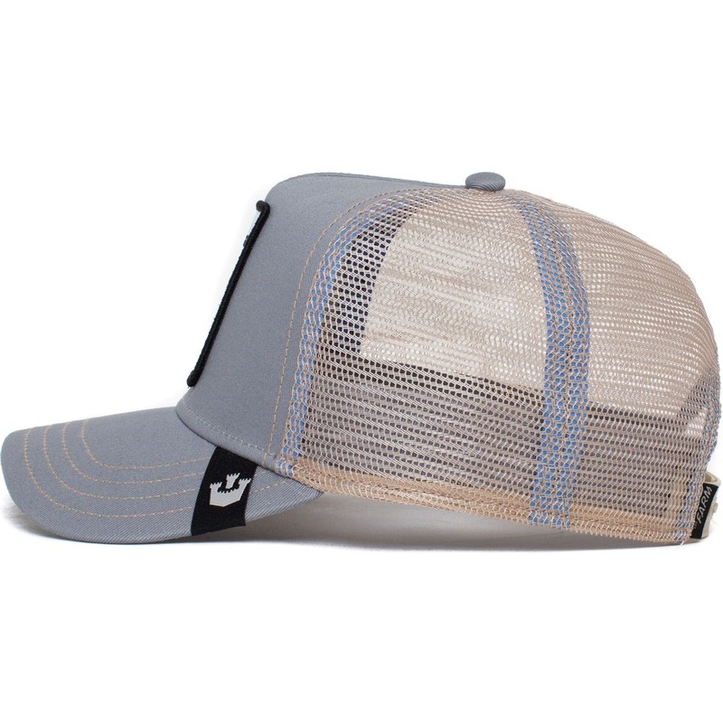 casquette-trucker-grise-abeille-the-queen-bee-the-farm-goorin-bros