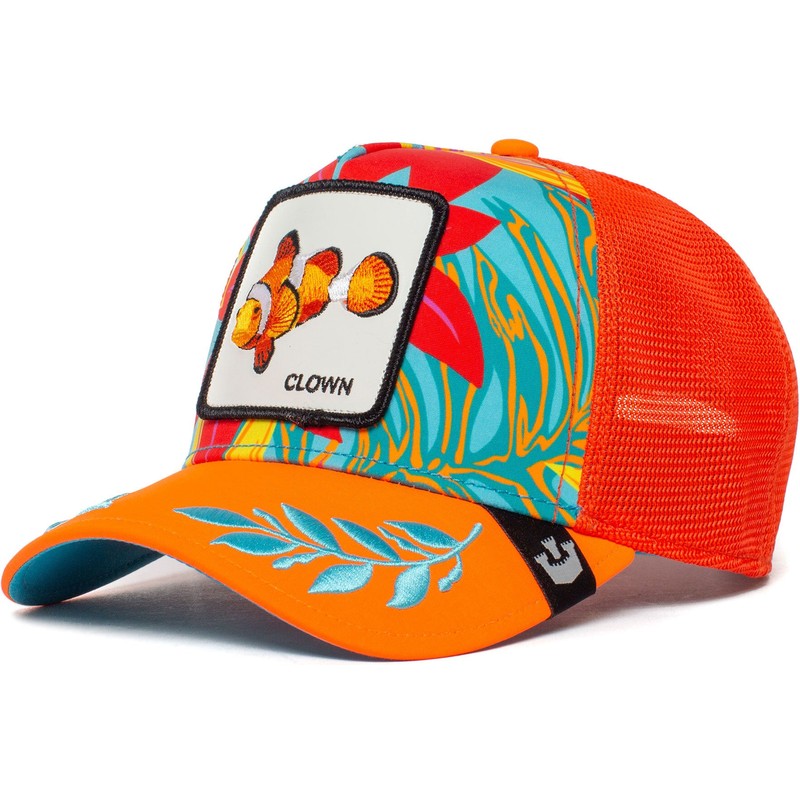 casquette-trucker-orange-poisson-rouge-clown-public-anemone-the-farm-goorin-bros