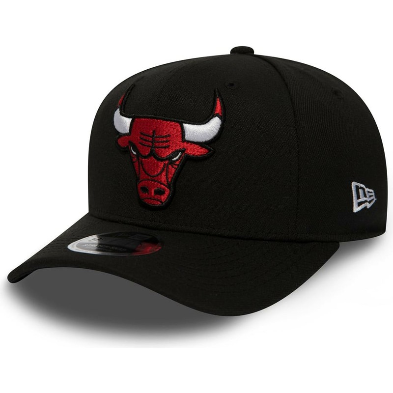casquette-courbee-noire-snapback-9fifty-stretch-snap-chicago-bulls-nba-new-era