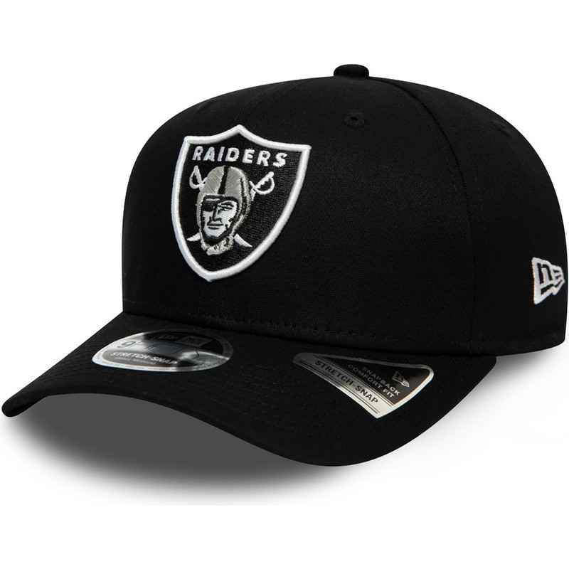 casquette-courbee-noire-snapback-9fifty-team-stretch-snap-las-vegas-raiders-nfl-new-era