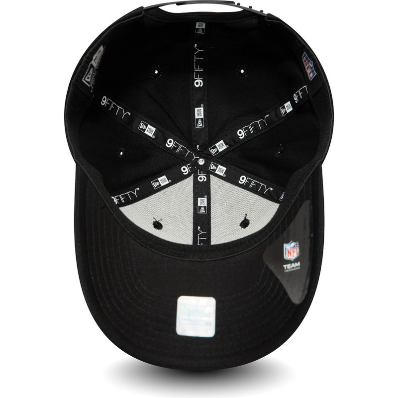 casquette-courbee-noire-snapback-9fifty-team-stretch-snap-las-vegas-raiders-nfl-new-era