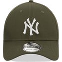 casquette-courbee-verte-ajustee-39thirty-league-essential-new-york-yankees-mlb-new-era