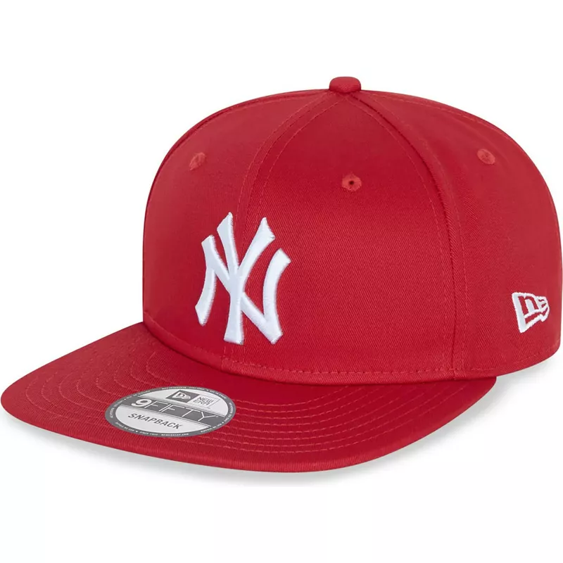 casquette-plate-rouge-snapback-9fifty-essential-new-york-yankees-mlb-new-era
