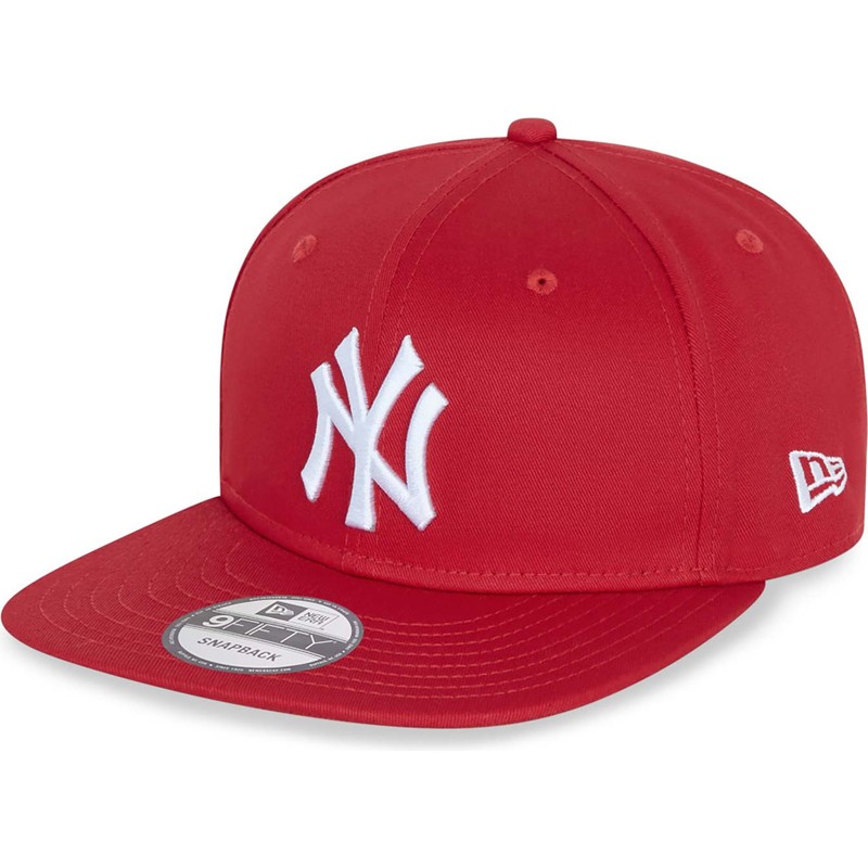 casquette-plate-rouge-snapback-9fifty-essential-new-york-yankees-mlb-new-era