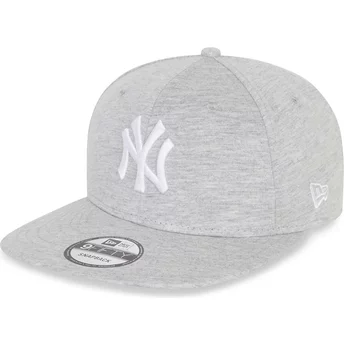 Casquette plate grise claire snapback 9FIFTY Pull Medium New York Yankees MLB New Era