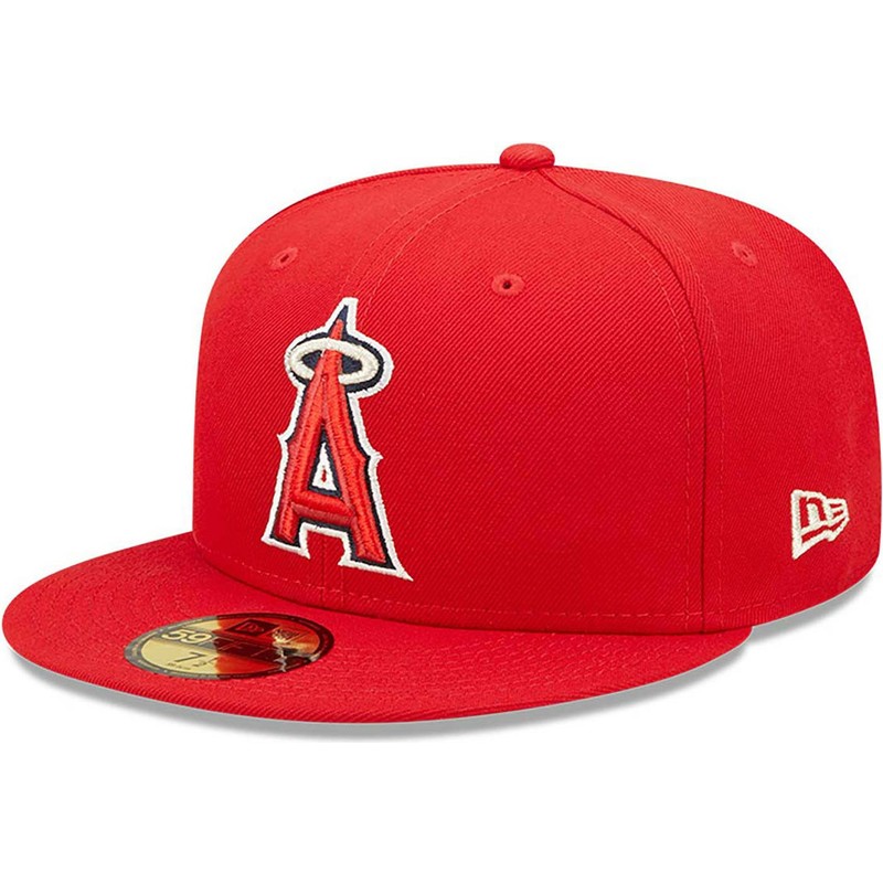 casquette-plate-rouge-ajustee-59fifty-authentic-on-field-los-angeles-angels-mlb-new-era