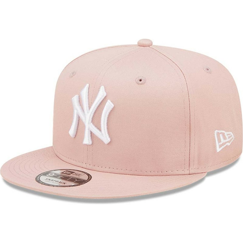 casquette-plate-rose-snapback-9fifty-league-essential-new-york-yankees-mlb-new-era