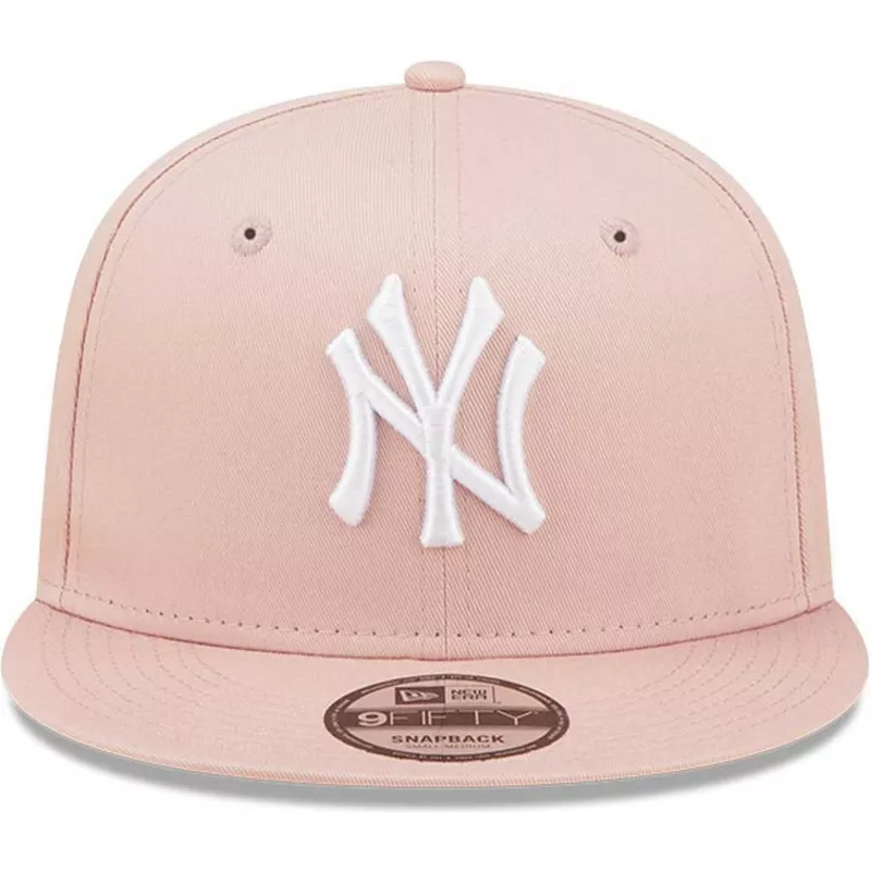 casquette-plate-rose-snapback-9fifty-league-essential-new-york-yankees-mlb-new-era