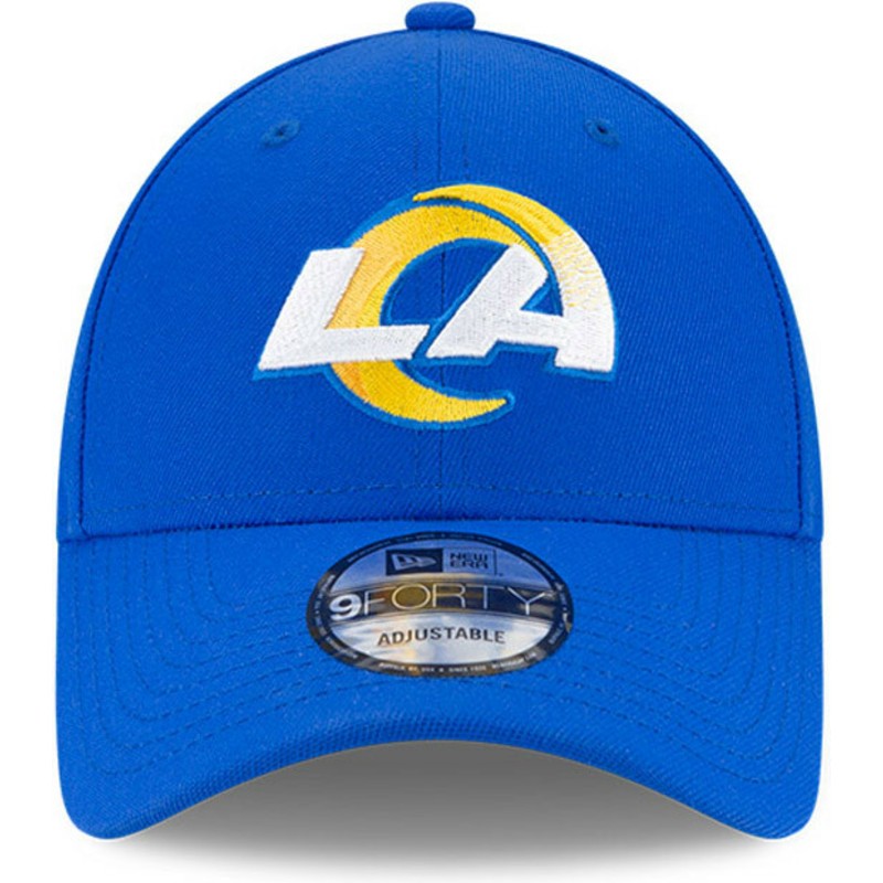 casquette-courbee-bleue-ajustable-9forty-the-league-los-angeles-rams-nfl-new-era