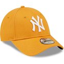 casquette-courbee-orange-ajustable-pour-enfant-9forty-league-essential-new-york-yankees-mlb-new-era