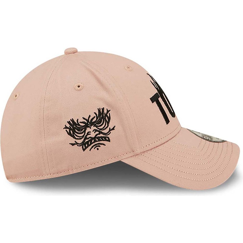 casquette-courbee-rose-ajustable-tokyo-9forty-graphic-new-era