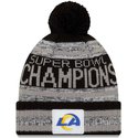 bonnet-noir-avec-pompom-parade-knit-super-bowl-champions-lvi-2022-los-angeles-rams-nfl-new-era