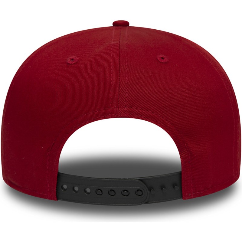 casquette-plate-rouge-et-noire-snapback-9fifty-colour-block-new-york-yankees-mlb-new-era