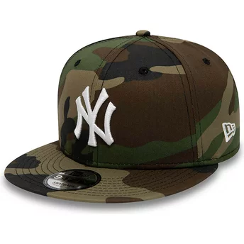 Casquette plate camouflage snapback 9FIFTY Team New York Yankees MLB New Era