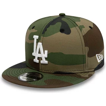 Casquette plate camouflage snapback 9FIFTY Team Los Angeles Dodgers MLB New Era