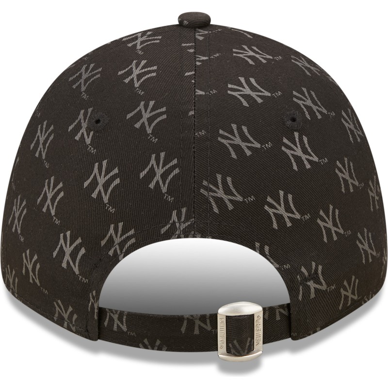 casquette-courbee-noire-ajustable-pour-femme-9forty-monogram-new-york-yankees-mlb-new-era