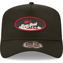 casquette-trucker-noire-new-york-a-frame-oval-state-new-era