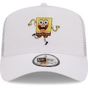 casquette-trucker-blanche-a-frame-bob-l-eponge-new-era