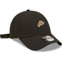 casquette-courbee-noire-ajustable-pizza-have-a-slice-9forty-food-icon-new-era