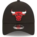 casquette-trucker-noire-ajustable-a-frame-home-field-chicago-bulls-nba-new-era