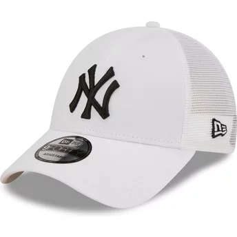 Casquette trucker blanche ajustable A Frame Home Field New York Yankees MLB New Era