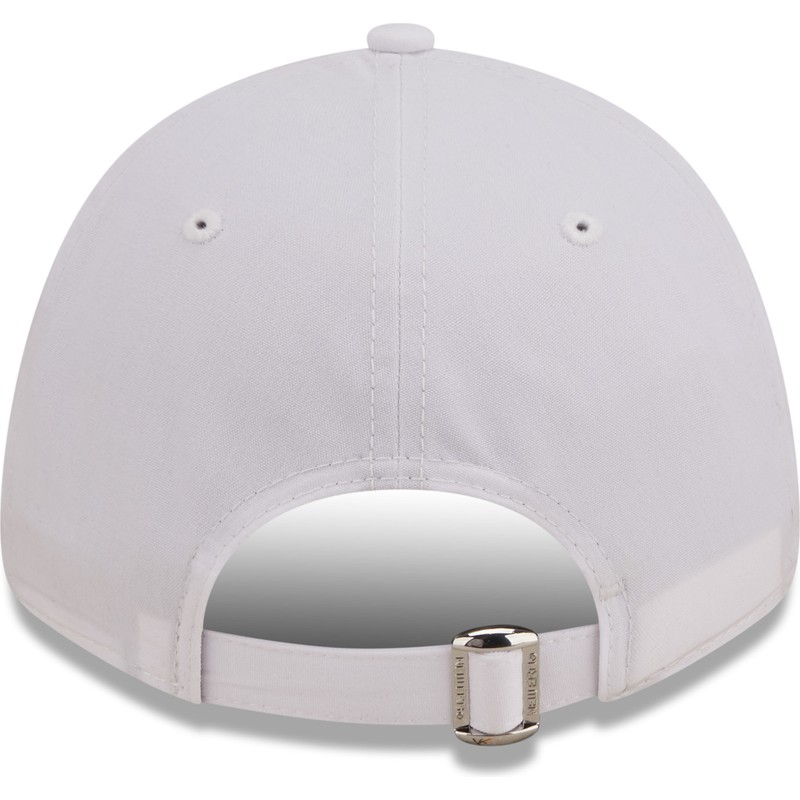 casquette-courbee-blanche-ajustable-avec-logo-bleu-9forty-league-essential-los-angeles-dodgers-mlb-new-era