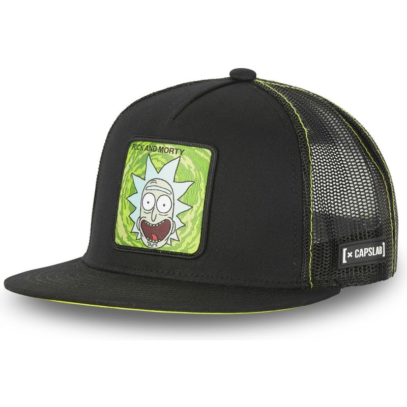 casquette-trucker-plate-noire-rick-sanchez-casf-ri1-rick-et-morty-capslab