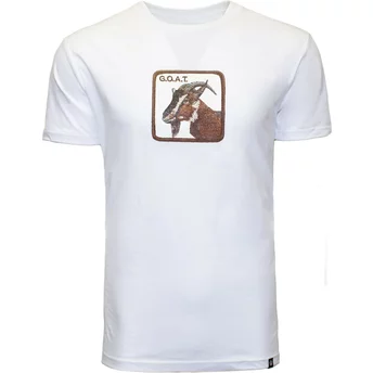 T-shirt à manche courte blanc chèvre G.O.A.T. Flat Hand The Farm Goorin Bros.