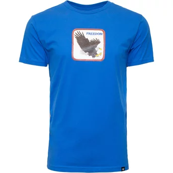 T-shirt à manche courte bleu aigle Freedom Pinion The Farm Goorin Bros.
