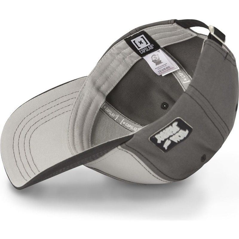 casquette-courbee-grise-ajustable-tom-et-jerry-tj4-looney-tunes-capslab