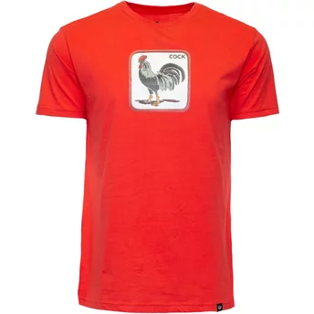 T-shirt à manche courte rouge coq Cock Coop The Farm Goorin Bros.