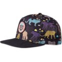 casquette-plate-noire-snapback-gepard-linen-djinns