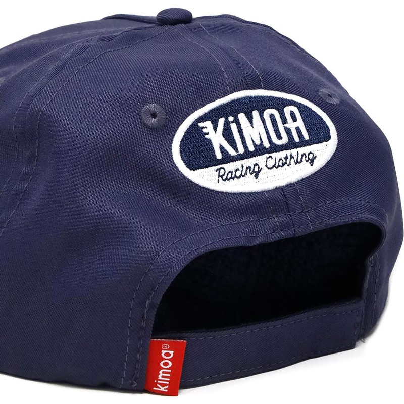 casquette-plate-bleue-marine-ajustable-racing-14-kimoa