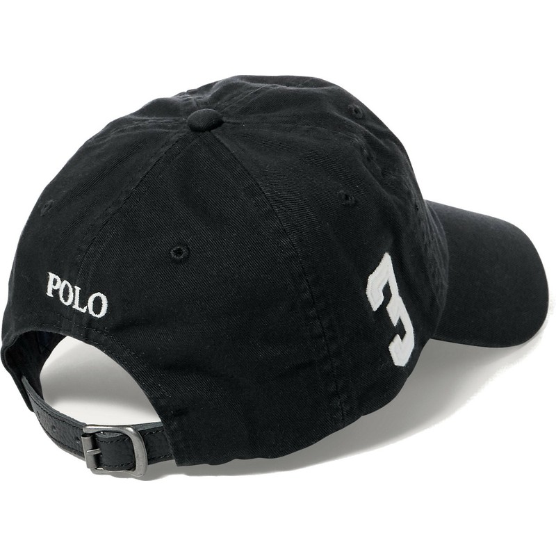 casquette-courbee-noire-ajustable-avec-logo-blanc-big-pony-chino-classic-sport-polo-ralph-lauren