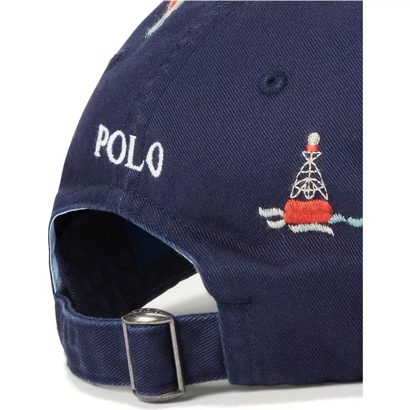 casquette-courbee-bleue-marine-ajustable-avec-logo-blanc-nautical-twill-polo-ralph-lauren