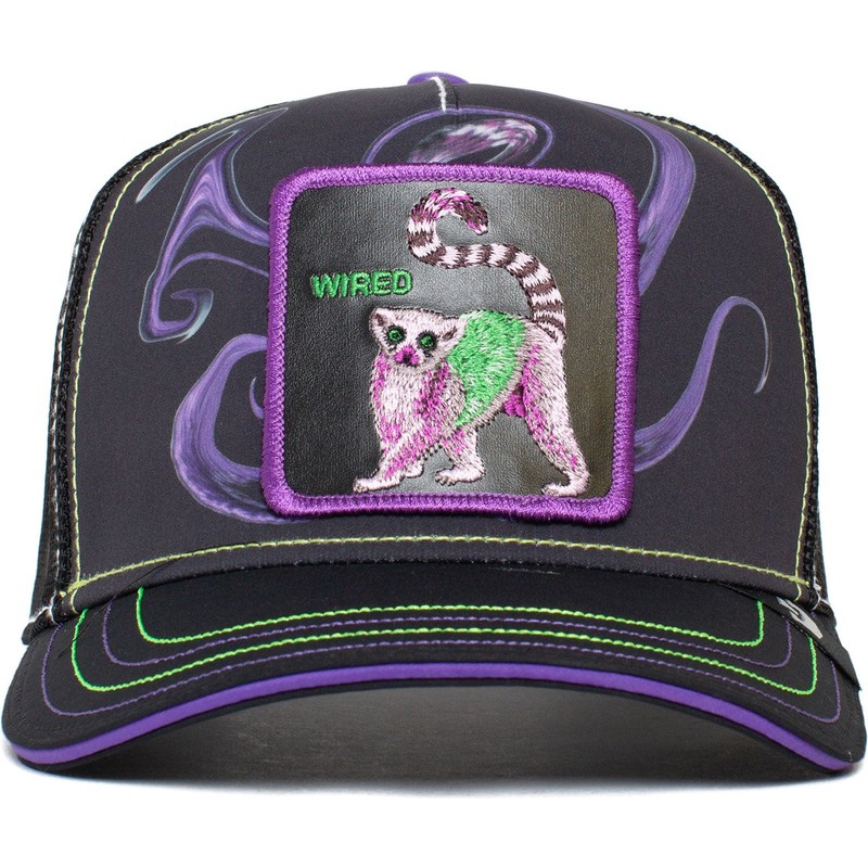 casquette-trucker-noire-maki-wired-wwwiiired-this-is-the-drip-the-farm-goorin-bros