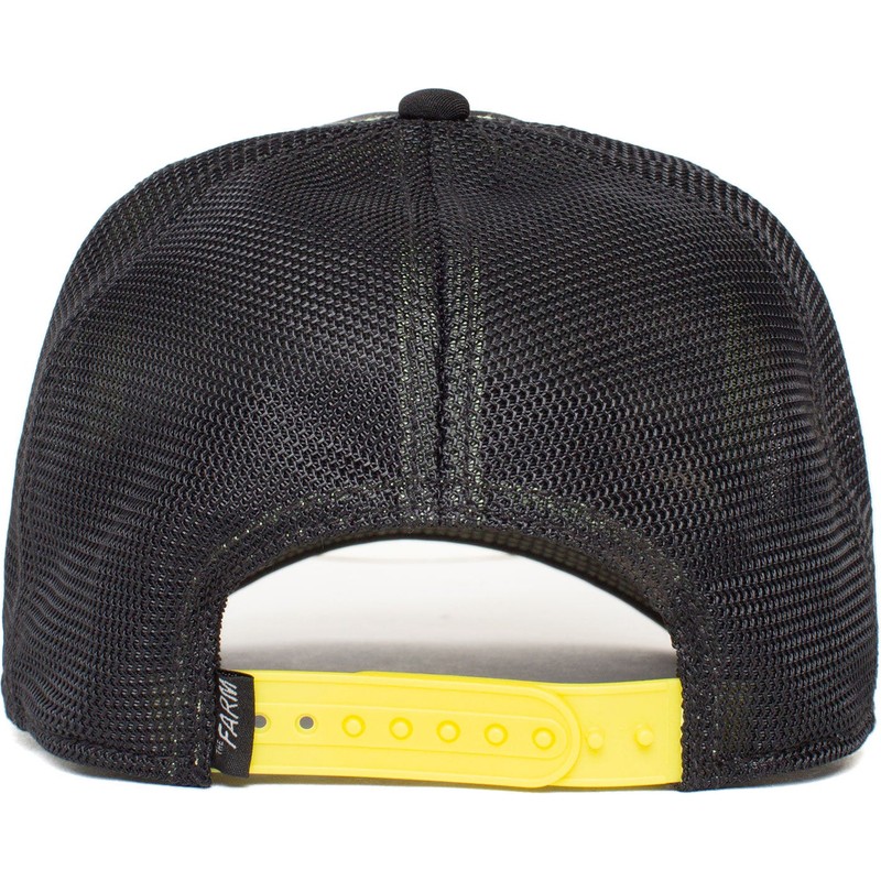 casquette-trucker-noire-et-jaune-lion-king-everything-the-light-touches-the-farm-goorin-bros