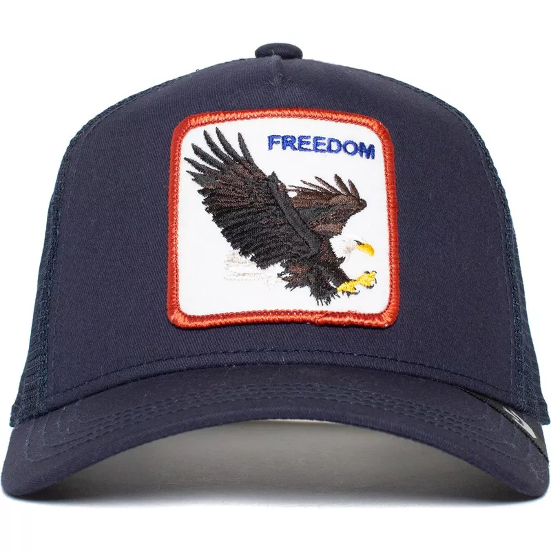 casquette-trucker-bleue-marine-aigle-freedom-truckin-the-farm-goorin-bros