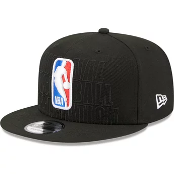 Casquette plate noire snapback 9FIFTY Draft Edition 2023 NBA New Era