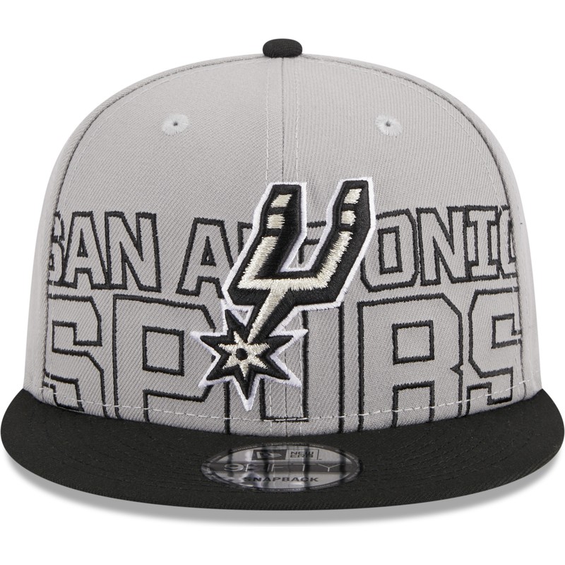 Casquette Plate Noire Snapback 9FIFTY Tip Off 2023 Milwaukee Bucks NBA New Era