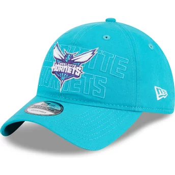 Casquette courbée bleue ajustable 9TWENTY Draft Edition 2023 Charlotte Hornets NBA New Era