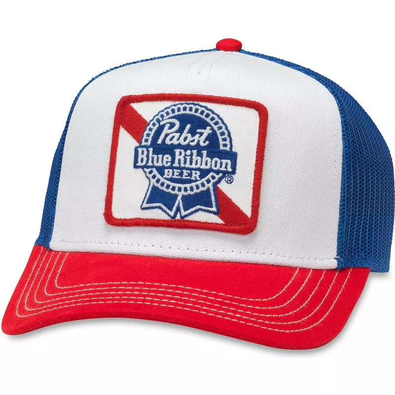 casquette-trucker-blanche-bleue-et-rouge-snapback-pabst-blue-ribbon-valin-american-needle