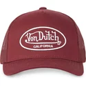 casquette-trucker-rouge-fonce-ajustable-lof-b1-von-dutch
