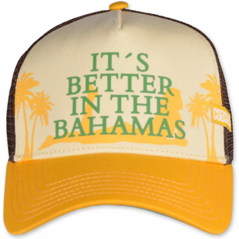 casquette-trucker-jaune-et-marron-its-better-in-the-bahamas-hft-coastal
